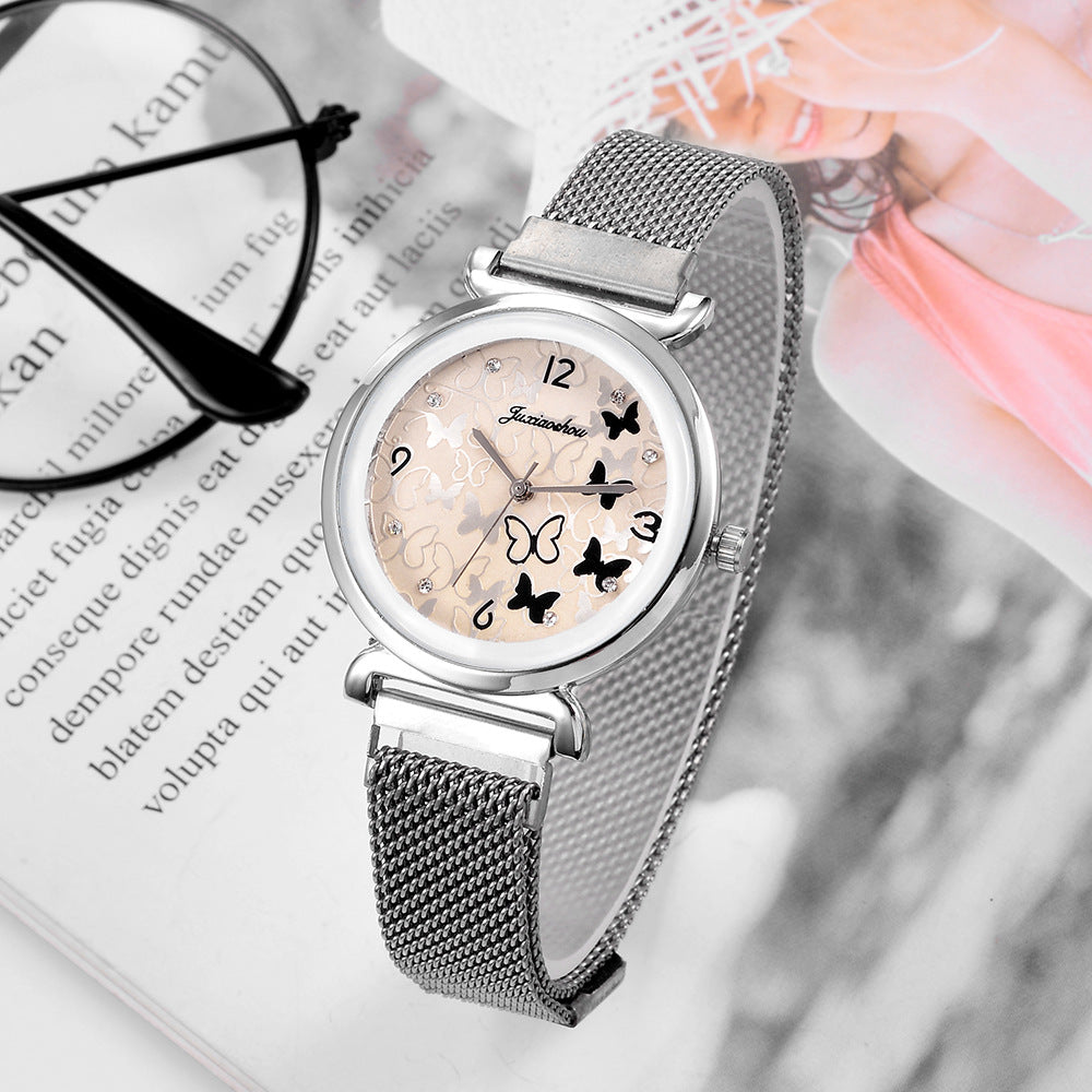 Creative Fashion Trendy Magnet Butterfly Ladies Watch