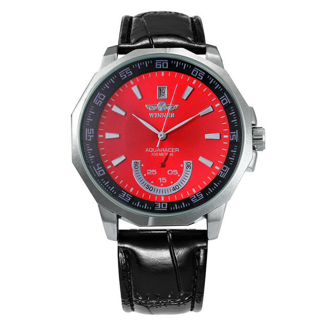 Men's automatic mechanical hollow watch