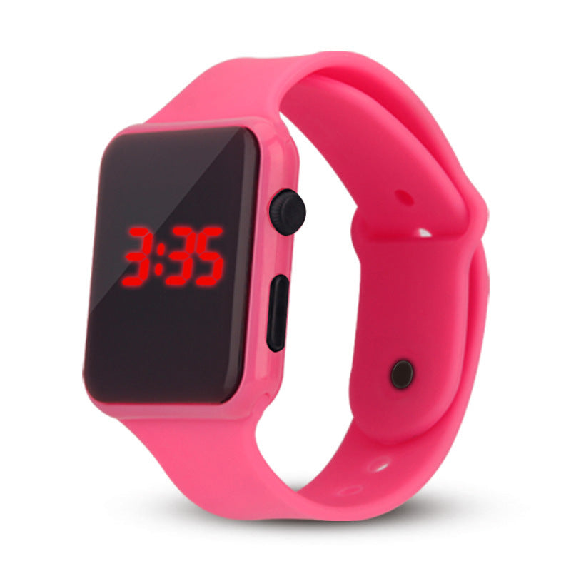 Compatible with Apple , LED kids square watch