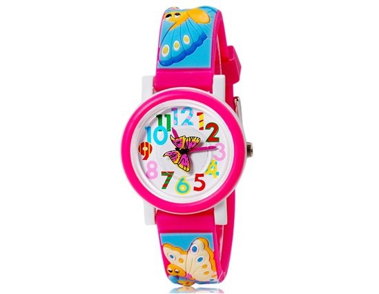 Children cartoon silicone watch