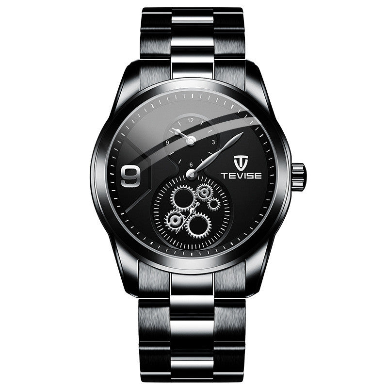 Automatic Mechanical Watch Steel Band Waterproof Watch
