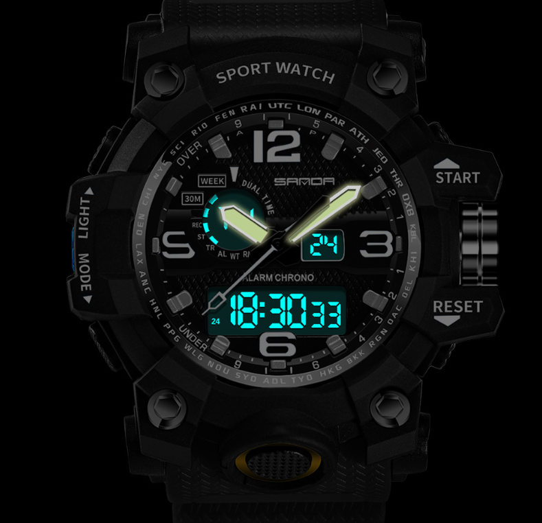 waterproof quartz watch