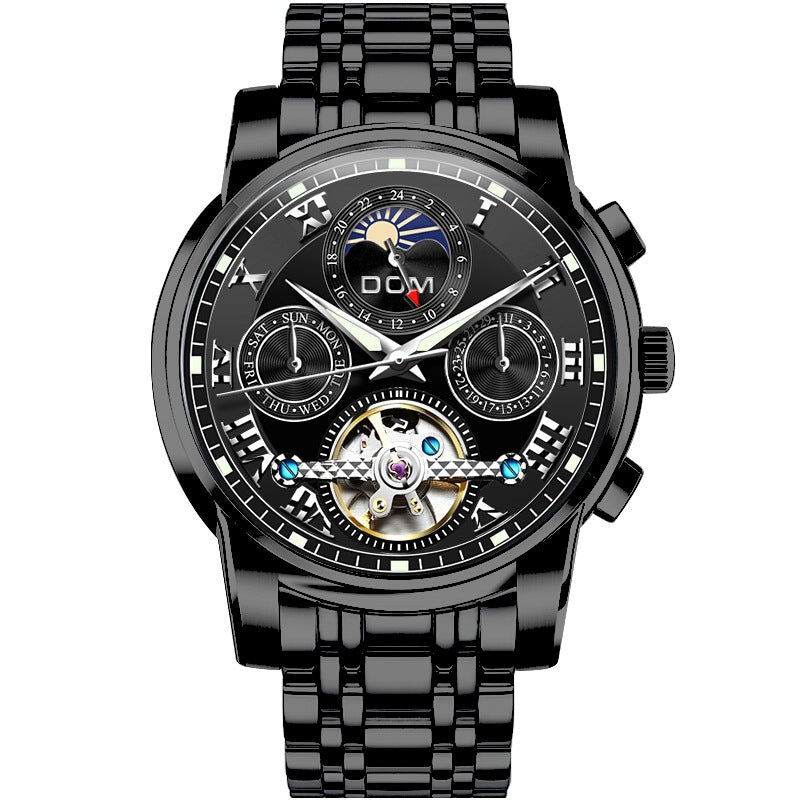 Automatic Mechanical Watch Multifunctional Hollow Luminous Men's Watch