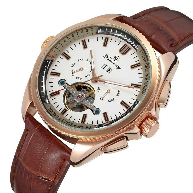 Men's fashion casual automatic mechanical watch