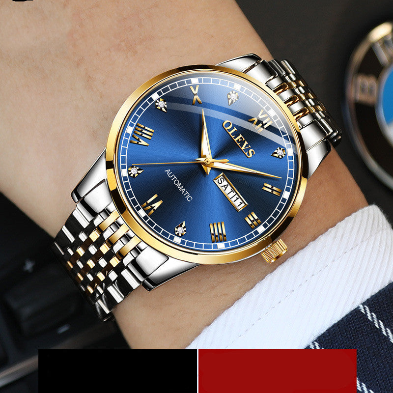 Men Fashion Automatic Mechanical Watch Waterproof