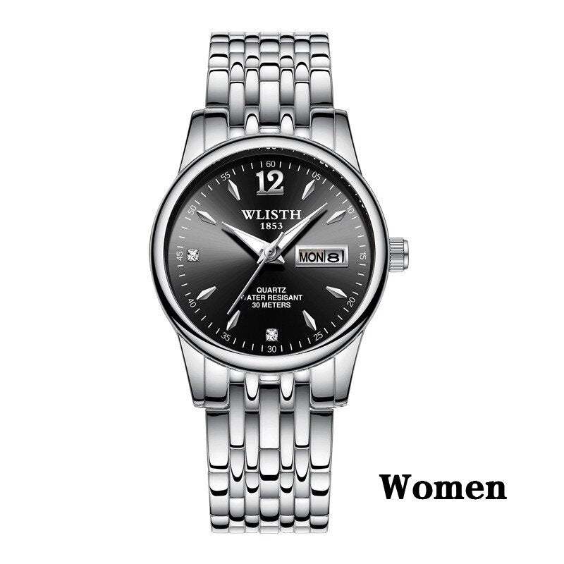 Women Dress Watch Rose Gold Stainless Steel