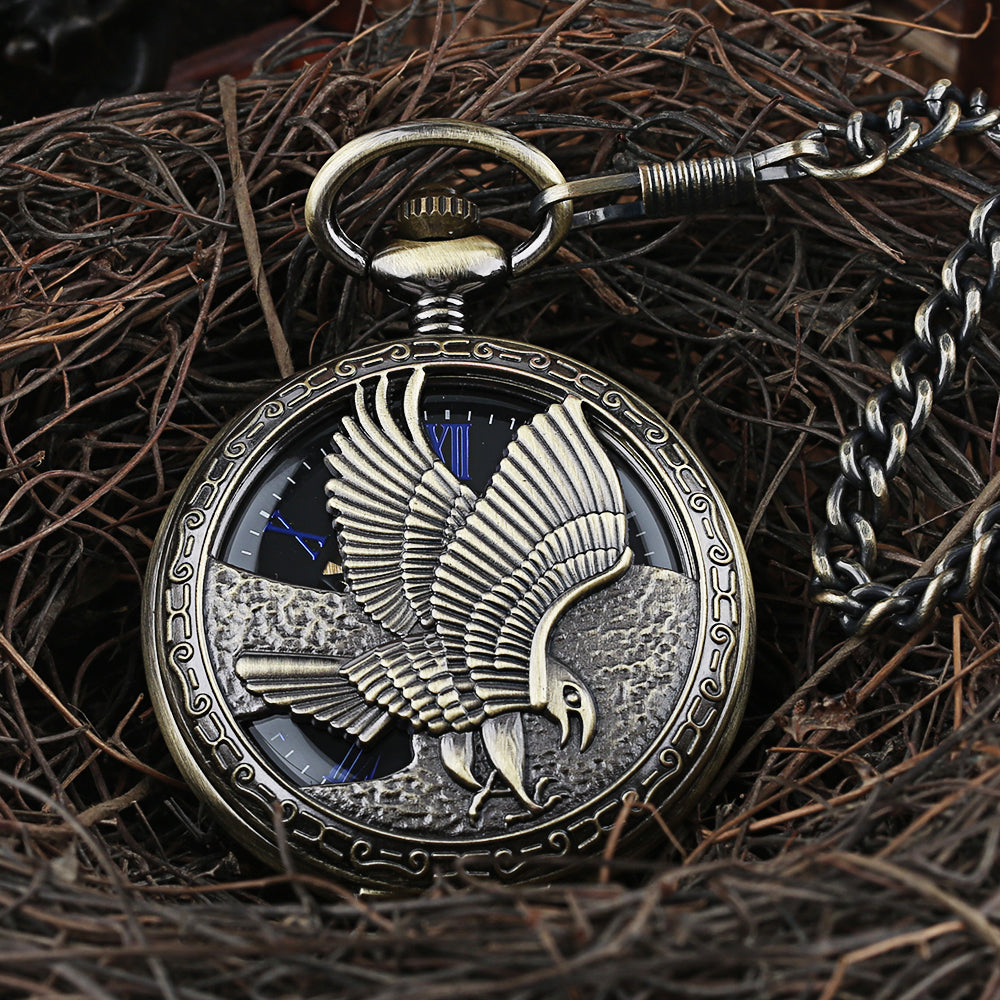 Eagle manual mechanical pocket watch