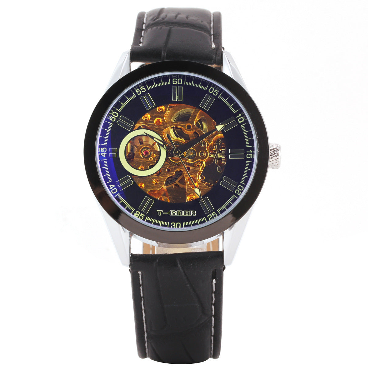 Hollow Circular Pointer Type Automatic Mechanical Watch