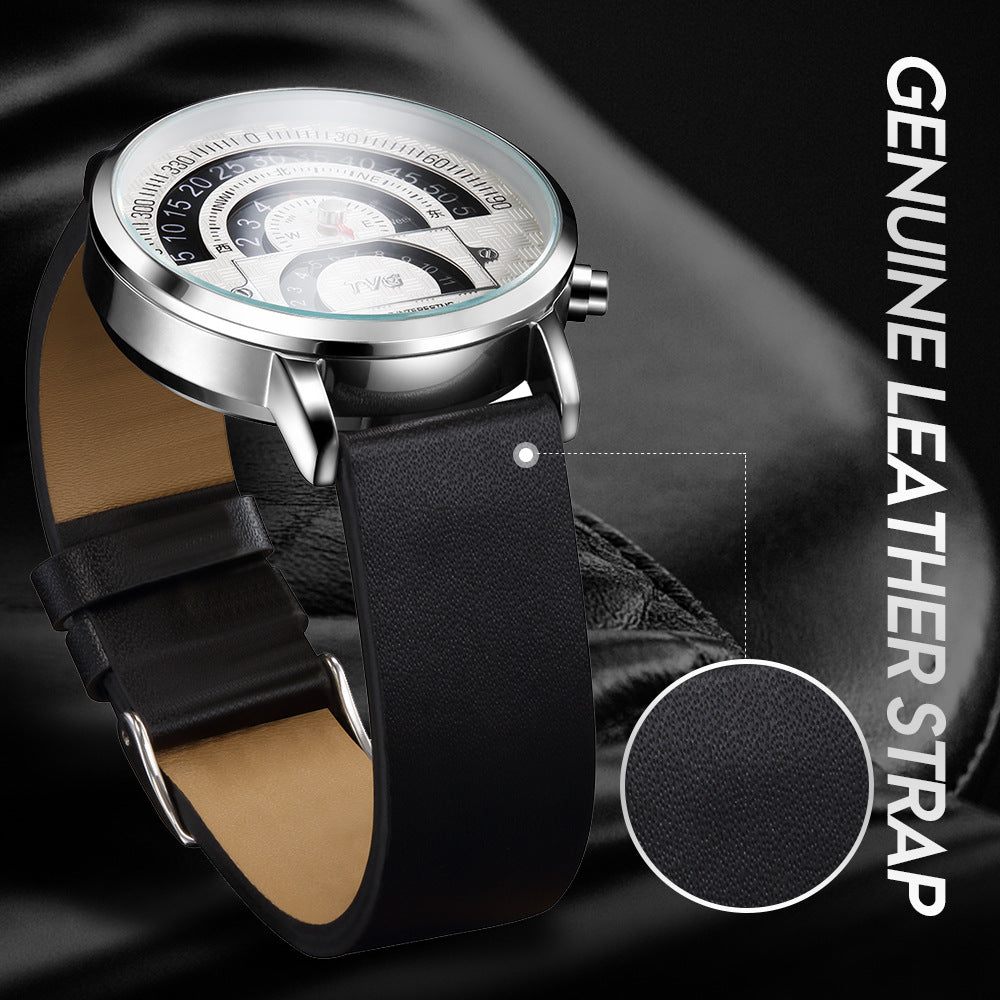 Casual Compass Watch Men's Electronic Watch