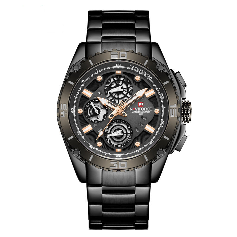 NAVIFORCE Multifunctional Business Quartz Watch