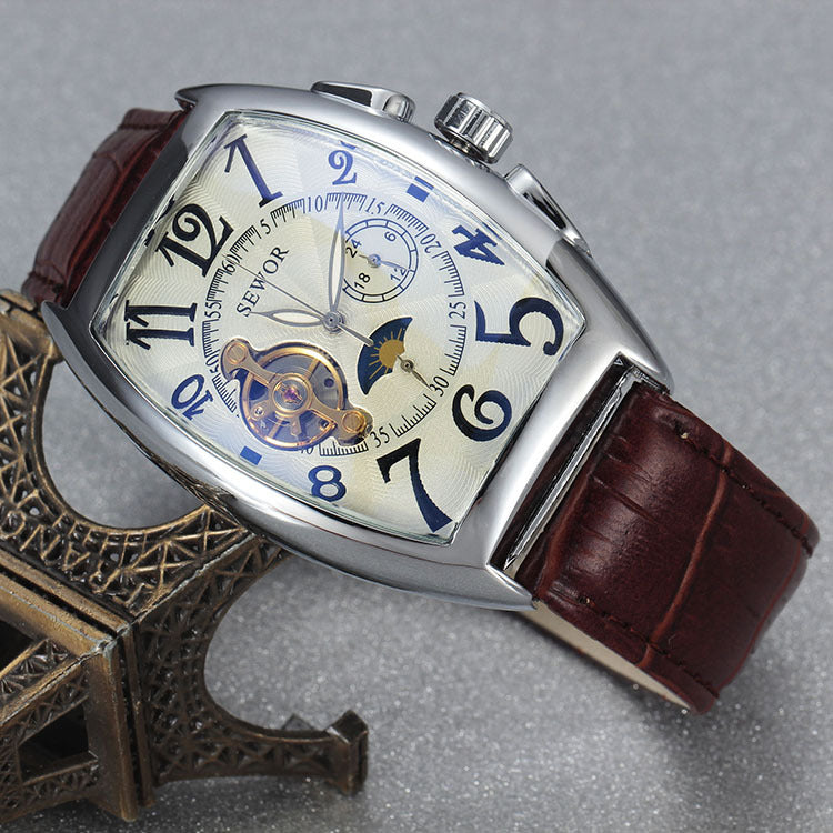 Si SEWOR Men Mechanical Watches Tourbillon Watch