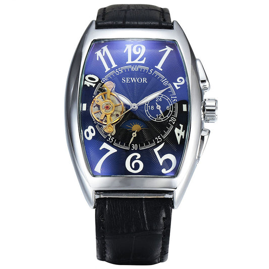 Si SEWOR Men Mechanical Watches Tourbillon Watch