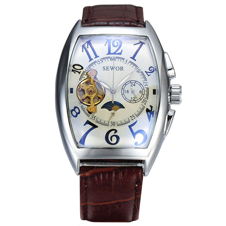 Si SEWOR Men Mechanical Watches Tourbillon Watch