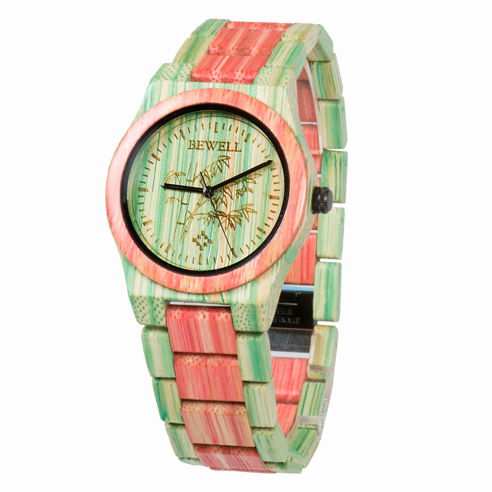 Stylish and cool bamboo watch