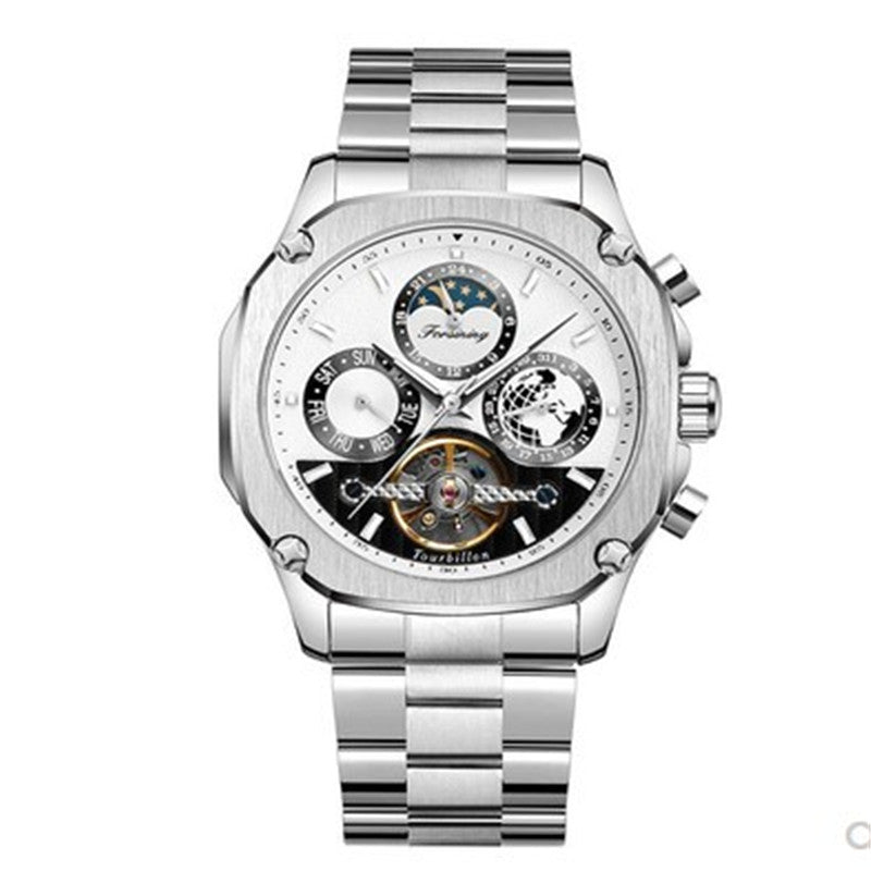 Flywheel men's automatic mechanical watch