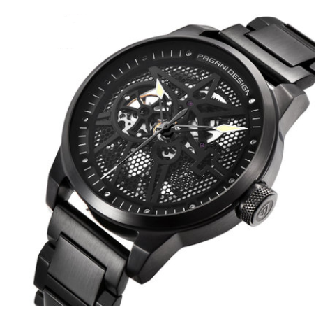 Men's steel automatic mechanical watch