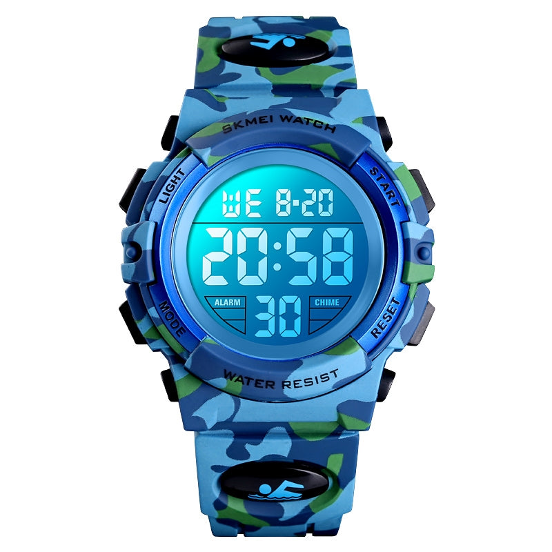 Colorful led outdoor sports children's electronic watch