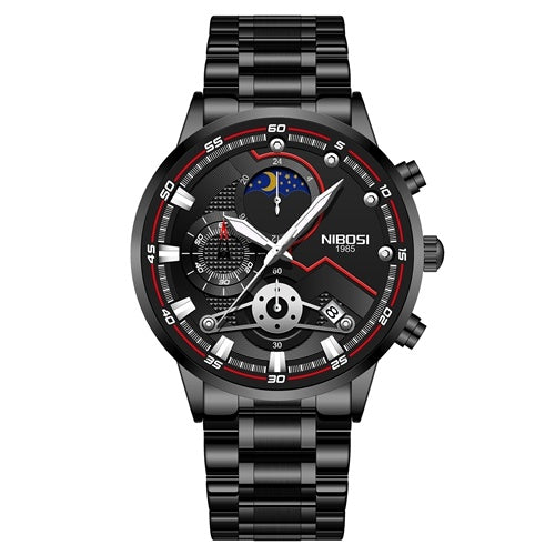 True Three Eyes Six Hands Quartz Men's Watch