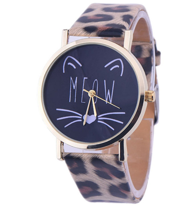 Watch watches women fashion watch  Luxury Cute Cat