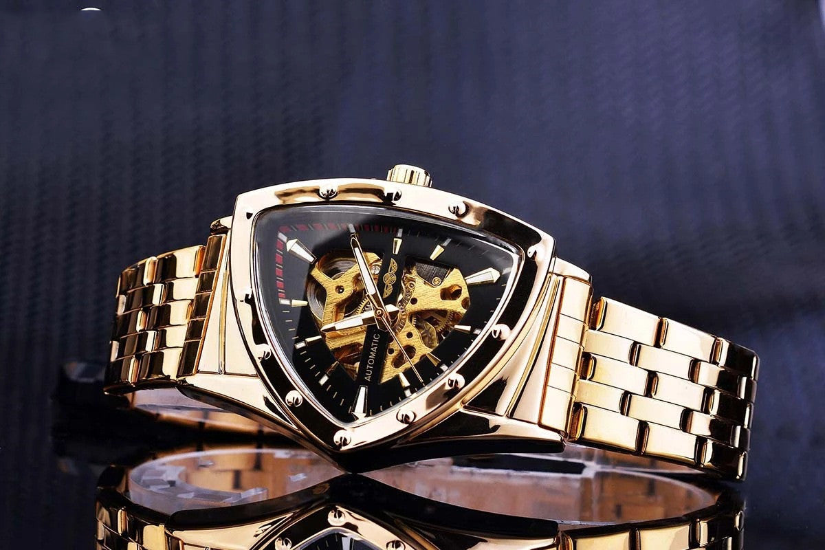 Watch Men's Fashion Hollow Stainless Steel Watch