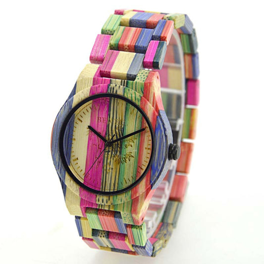 Stylish and cool bamboo watch