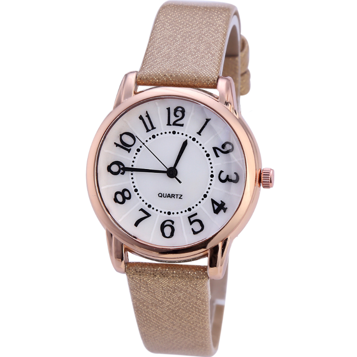 Drop Shipping Women Simple Dial Wristwatches Casual