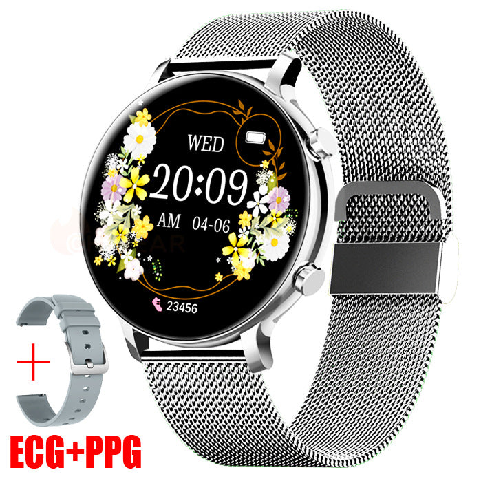 Bluetooth Call Smartwatch Business Stainless Steel Strap