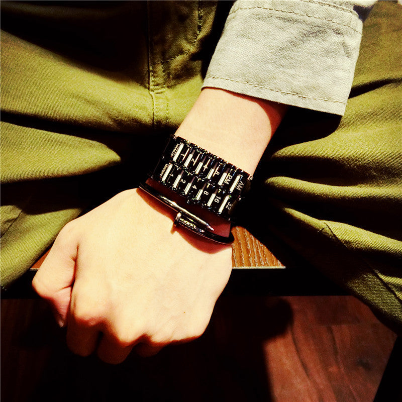 Creative LED Light Men Women Digital Wristwatches Style