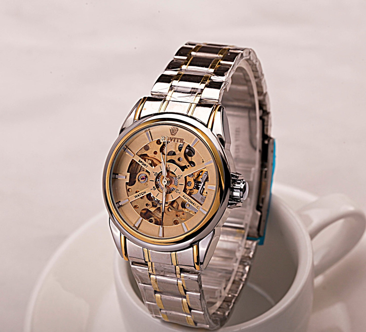 Business Automatic Mechanical Hollow Men's Watch