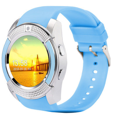 Compatible with Apple, Factory new V8 smart watch, high-definition touch screen, cartoon movement, Bluetooth Entertainment Watch, mobile phone IOS