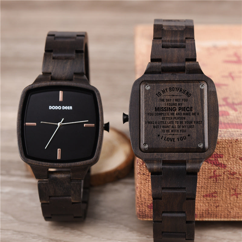 Fashion ebony watch