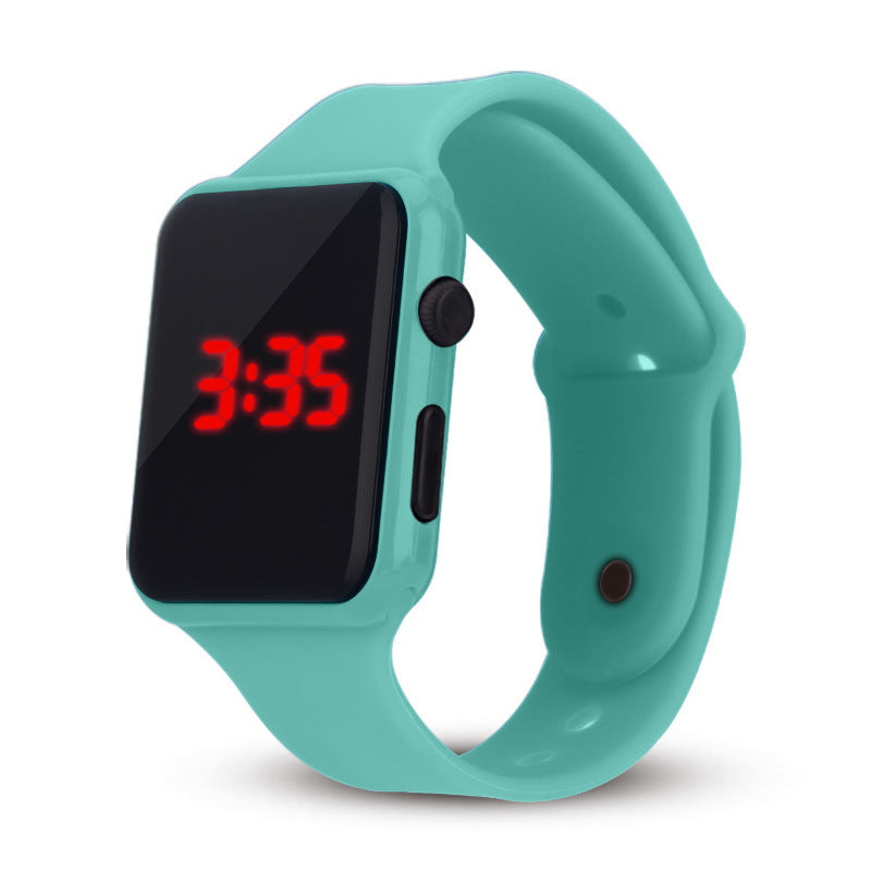 Compatible with Apple , LED kids square watch