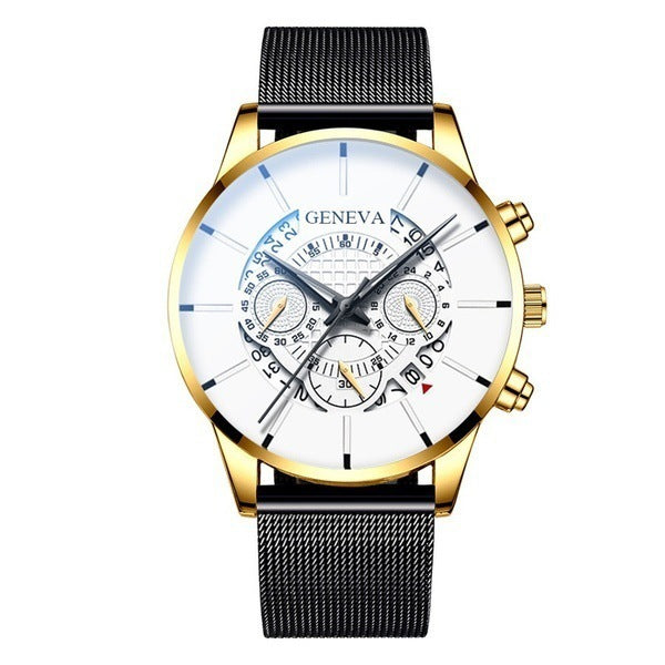 Three Eyes Men's Watch with Calendar