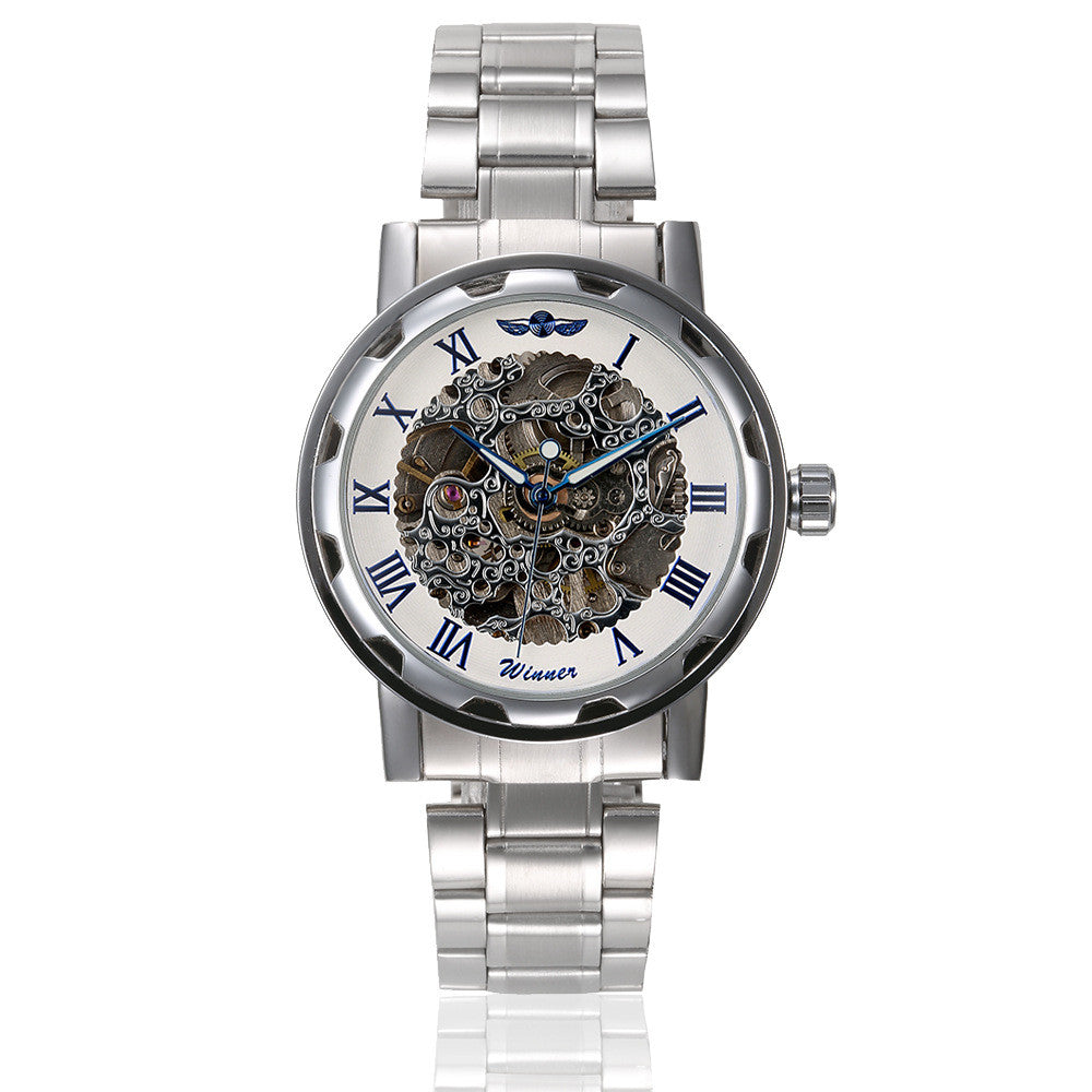 Men's Digital Skeleton Mechanical Watch