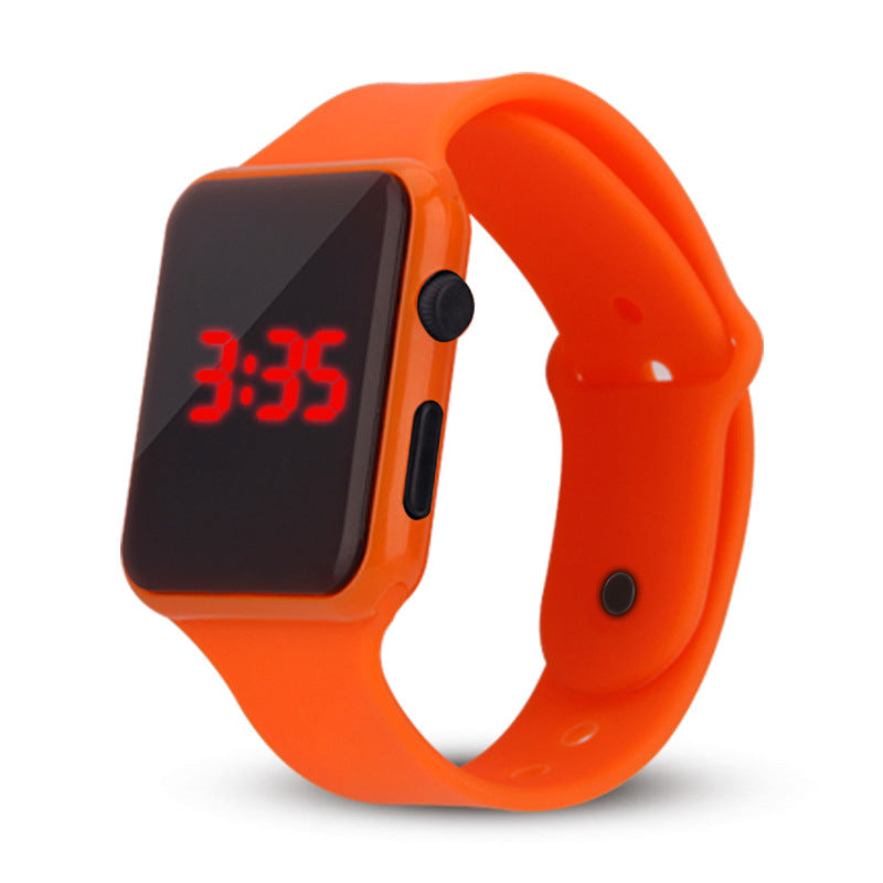 Compatible with Apple , LED kids square watch