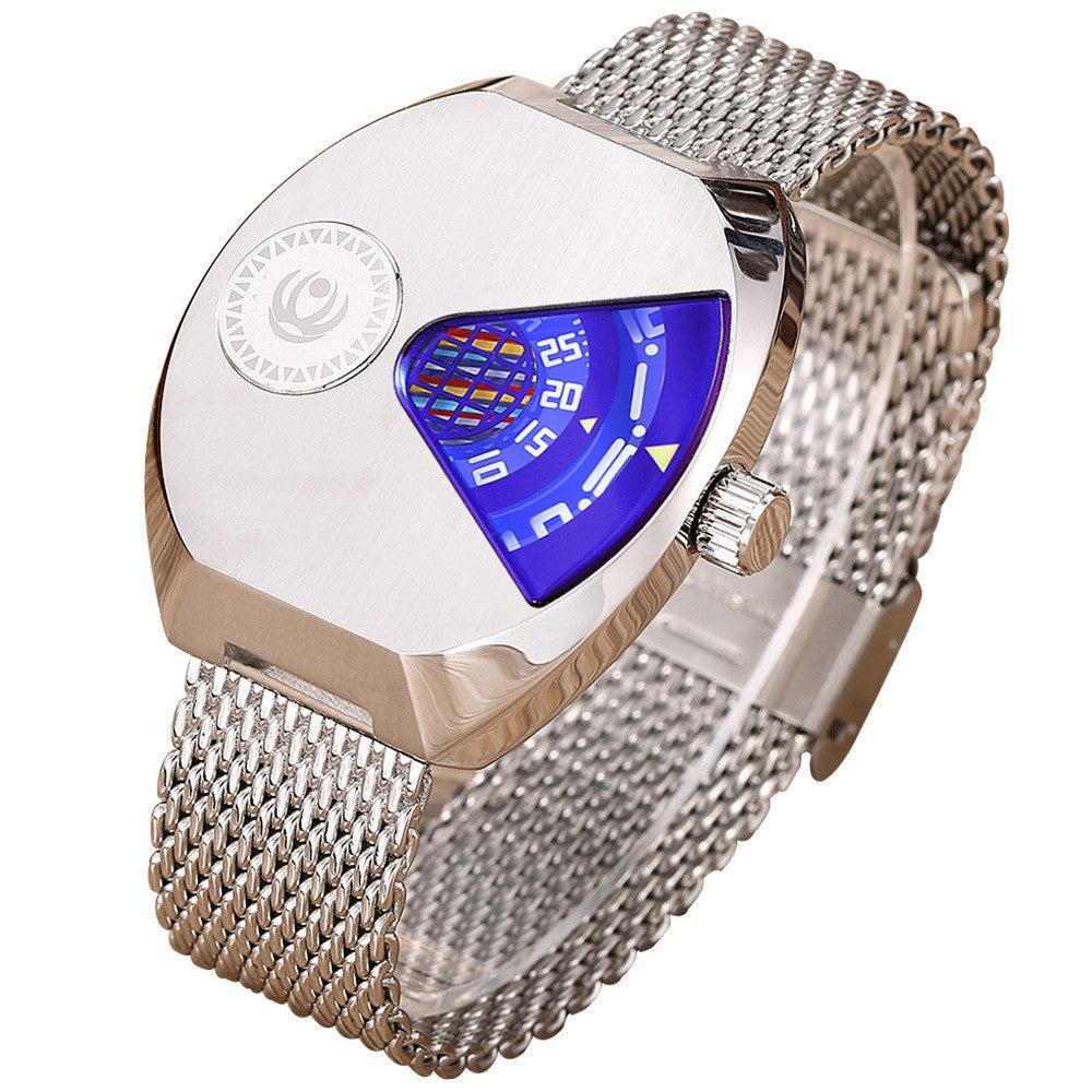 Creative non-pointer student men's waterproof watch
