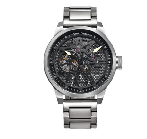 Men's steel automatic mechanical watch