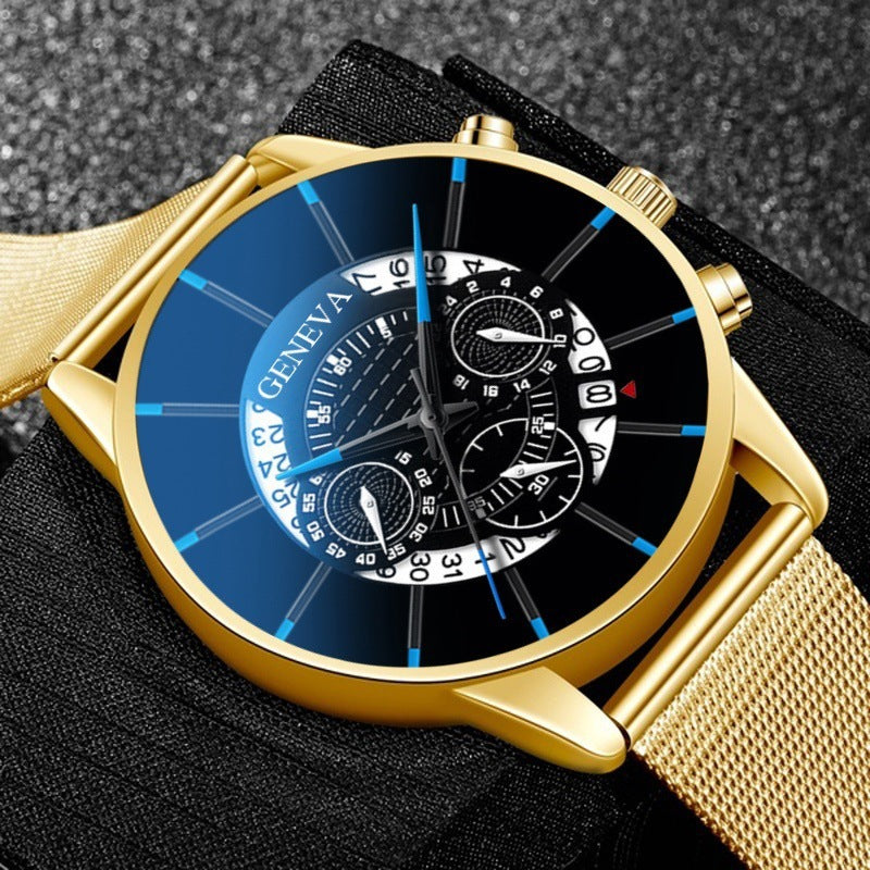 Three Eyes Men's Watch with Calendar