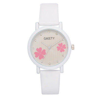 Korean girls watch popular smalland elegant clover pattern