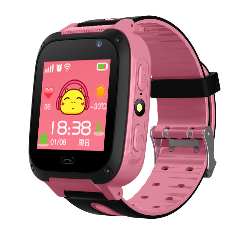 Gifted Children Touch Screen Smart Wearable Phone Watch With GPS Positioning Anti Loss Function