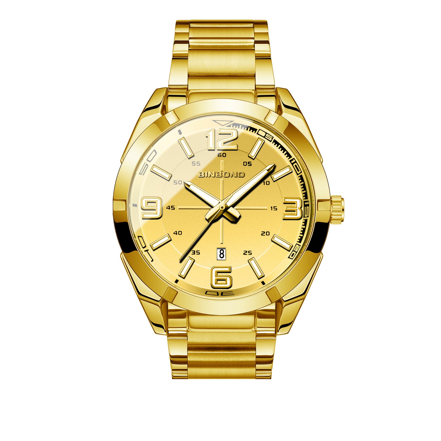 Large Digital Steel Belt Men's Watches Watch