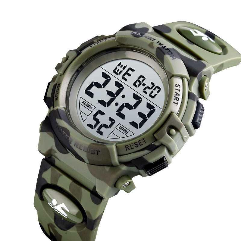 Colorful led outdoor sports children's electronic watch