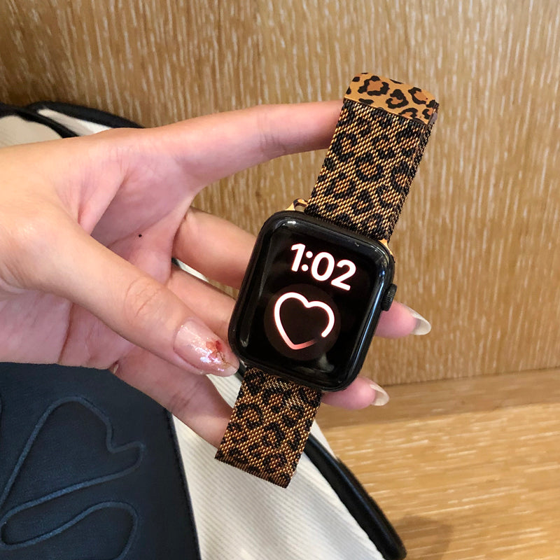 Leopard Print Girls' Ins Creative Watch Band