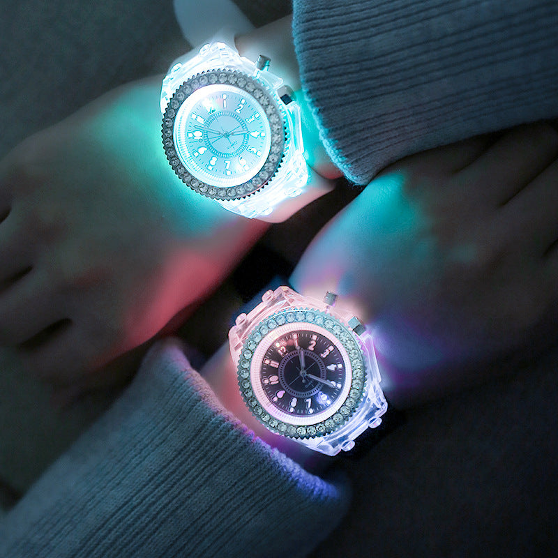 Led Harajuku silicone creative fashion trend male and female