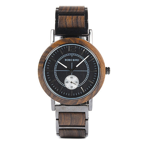 Couple watch wooden watch