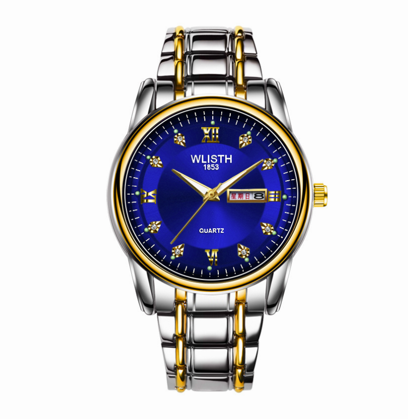 Steel Band Watch Quartz Watch Cross-border Men's Watch Waterproof