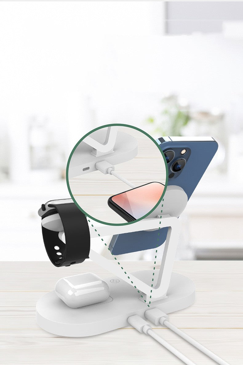 Wireless Charger Magnetic Suction Earphone Watch Fast