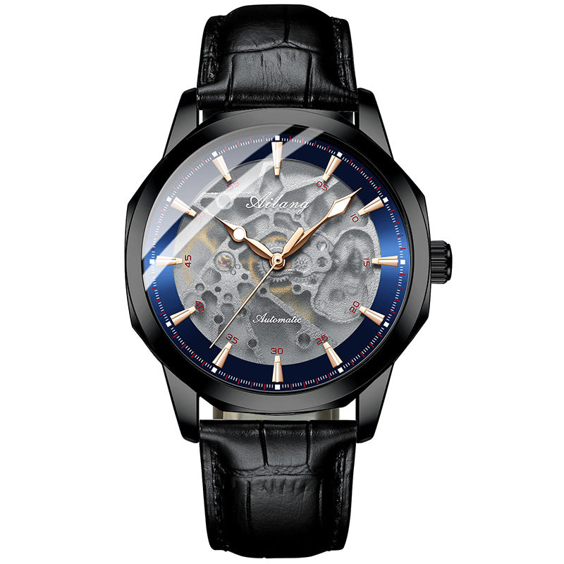 Men's Automatic Fully Hollow Mechanical Watch