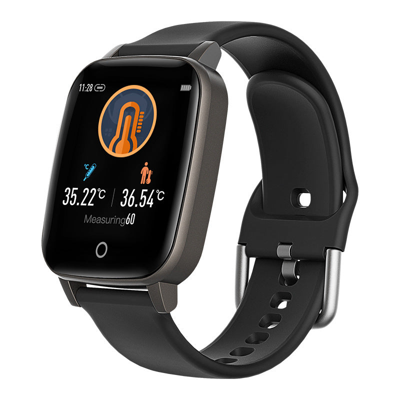 T1 color screen body temperature smart watch