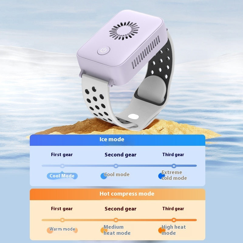 Air Conditioning Bracelet Rechargeable USB Mini Watch Fan